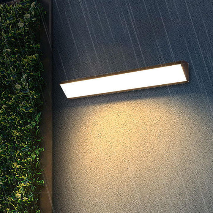 Frendorf | AquaBar Moderne LED Außenwandleuchte | Aluminium & Acryl | Langlebig & Wasserdicht | Warmweiß | Verschiedene Größen