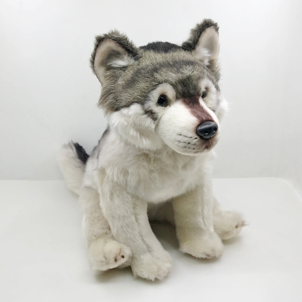 Grau Wolf Plüsch Stofftier
