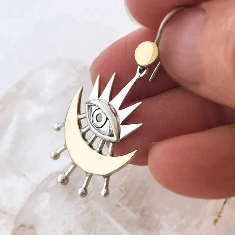 Frendorf | Boho ägyptische Silberohrringe