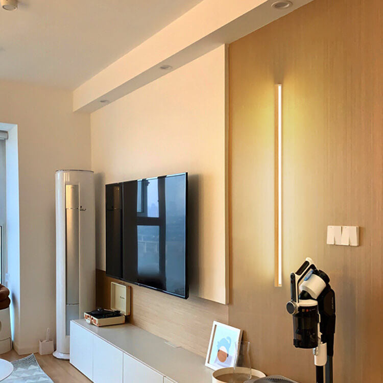 Frendorf | ZenBeam Japanische LED Wandleuchte | Massivholz Design | Moderne Akzentbeleuchtung