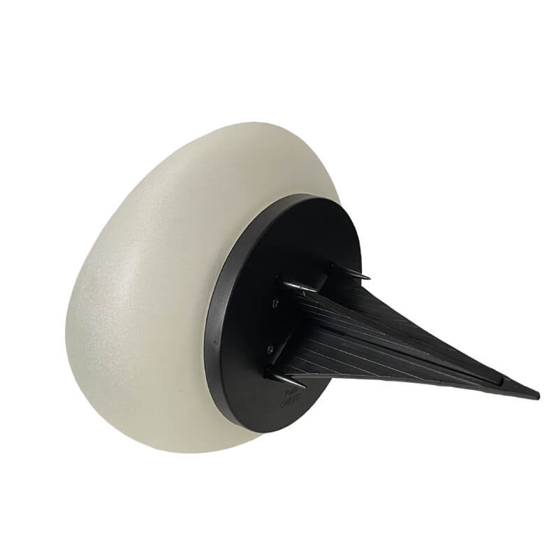 Solar Pebble ABS Sandgestrahltes Glas LED Außenlandschaftslicht