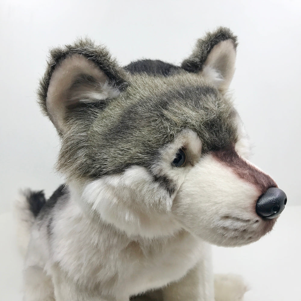 Grau Wolf Plüsch Stofftier