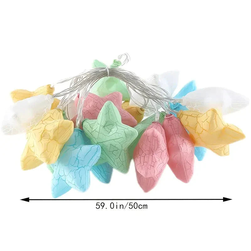 Frendorf | 10-Licht Rissstern Lichterkette