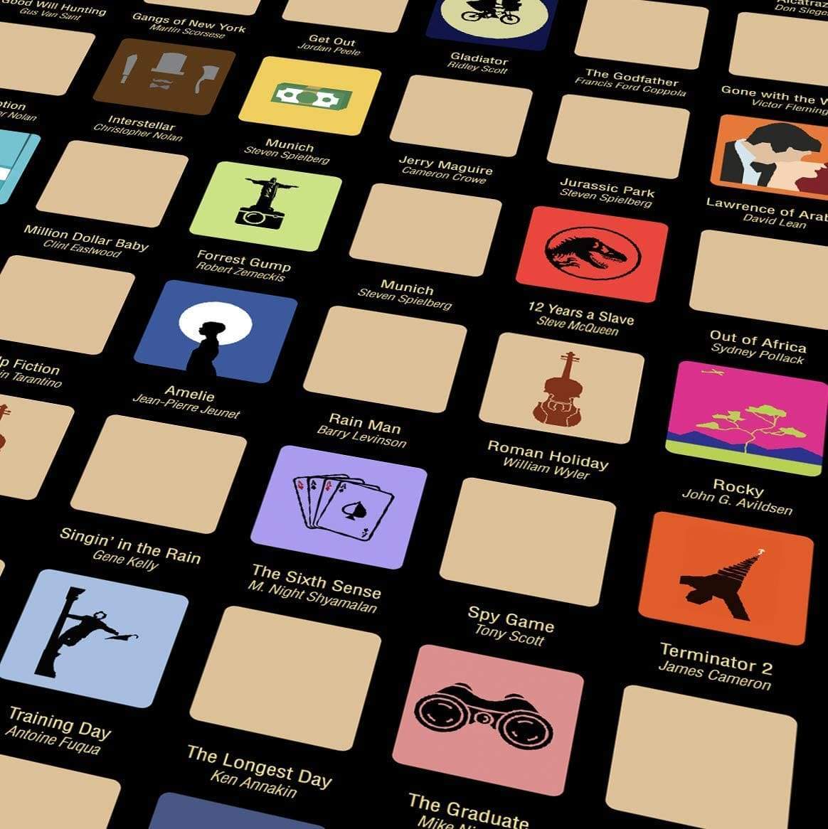 Frendorf | 100 Filme Kratzposter