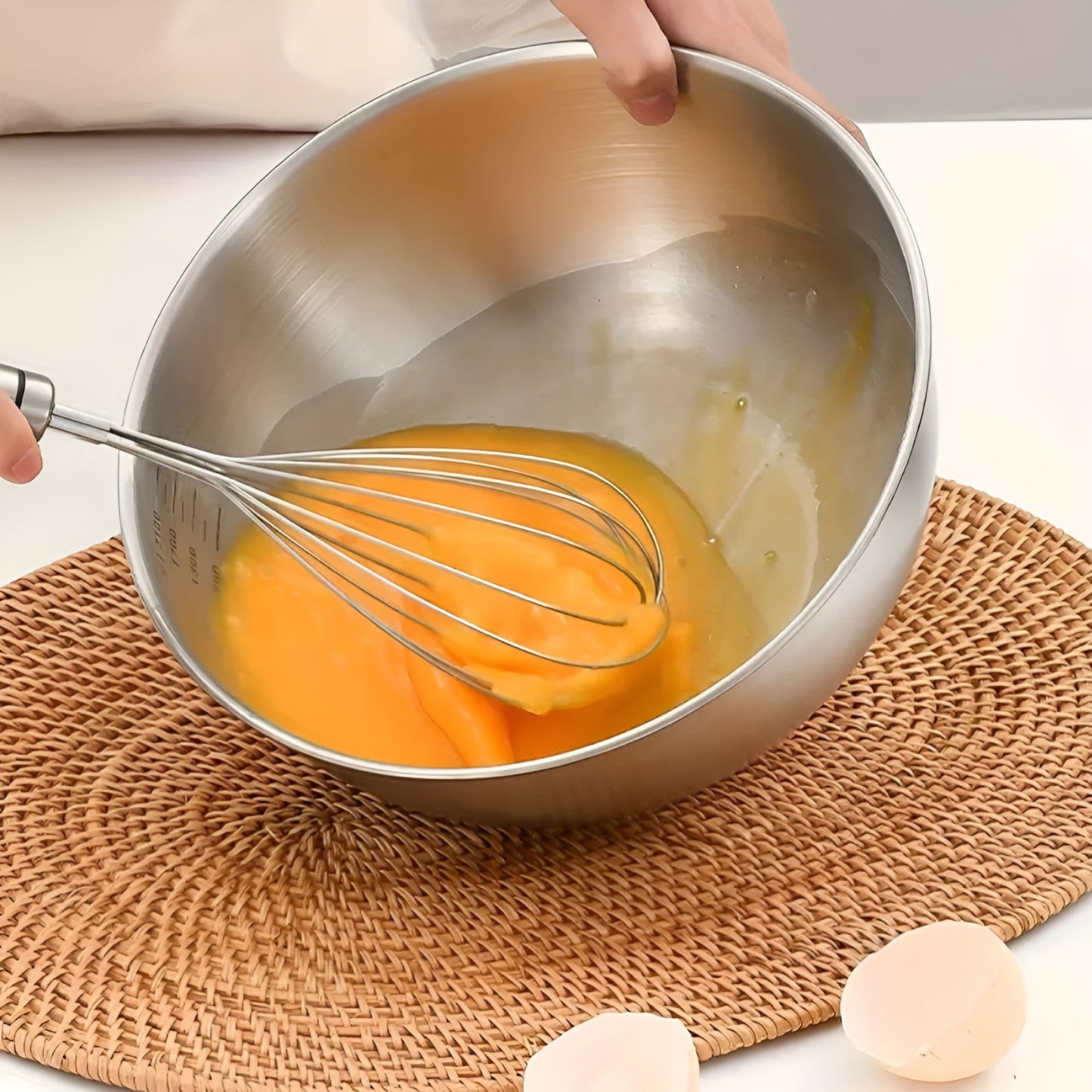 Frendorf | 3-teiliges Edelstahl-Mischschüssel-Set