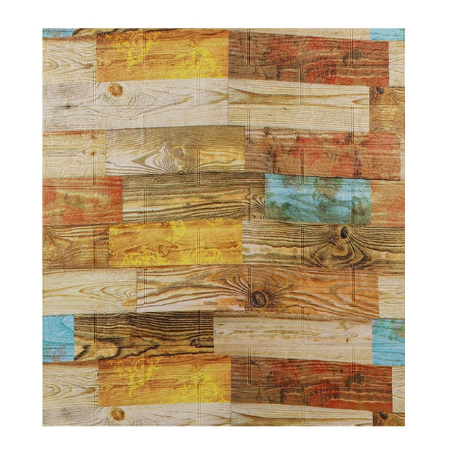 Frendorf | 10 Stück 3D Ziegelwand Aufkleber Wasserdicht Selbstklebende Wand Aufkleber