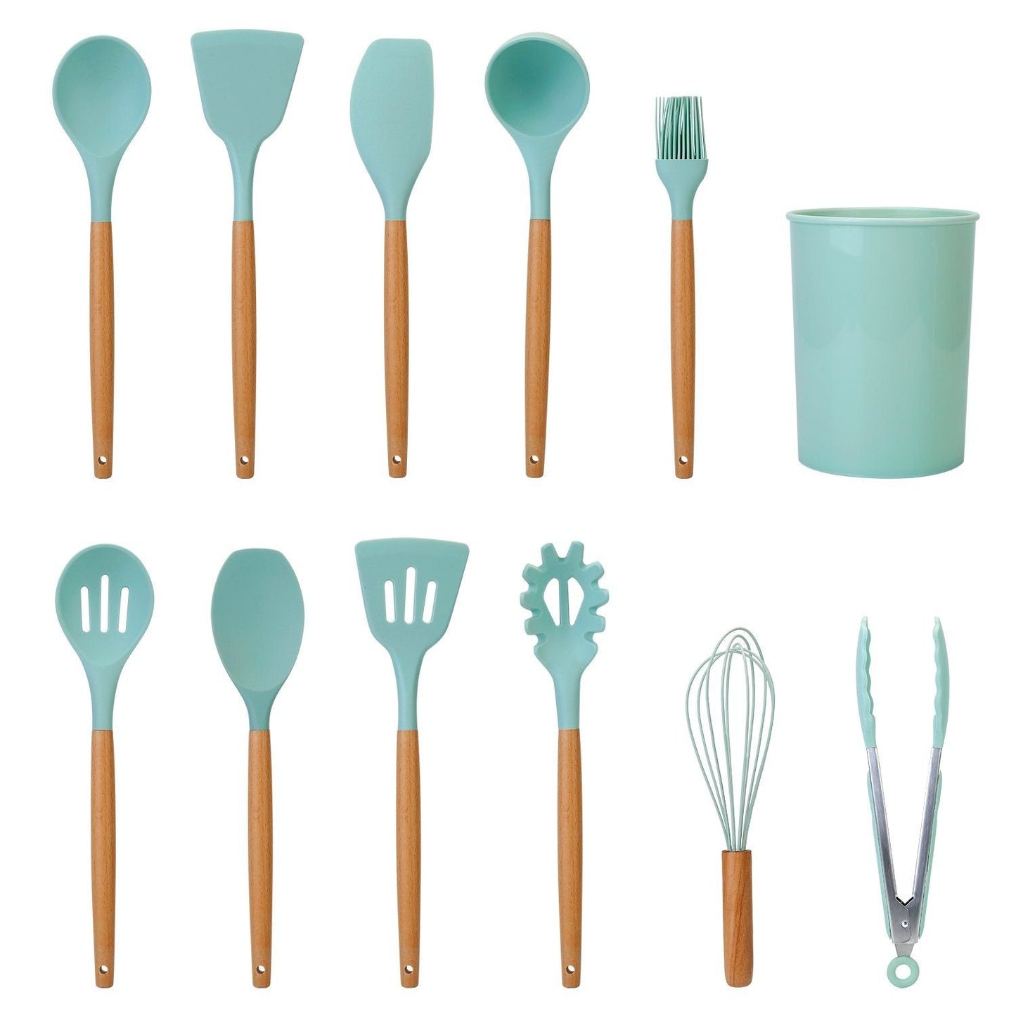 Frendorf | 11-Teilig: Silikon Kochgeschirr Set