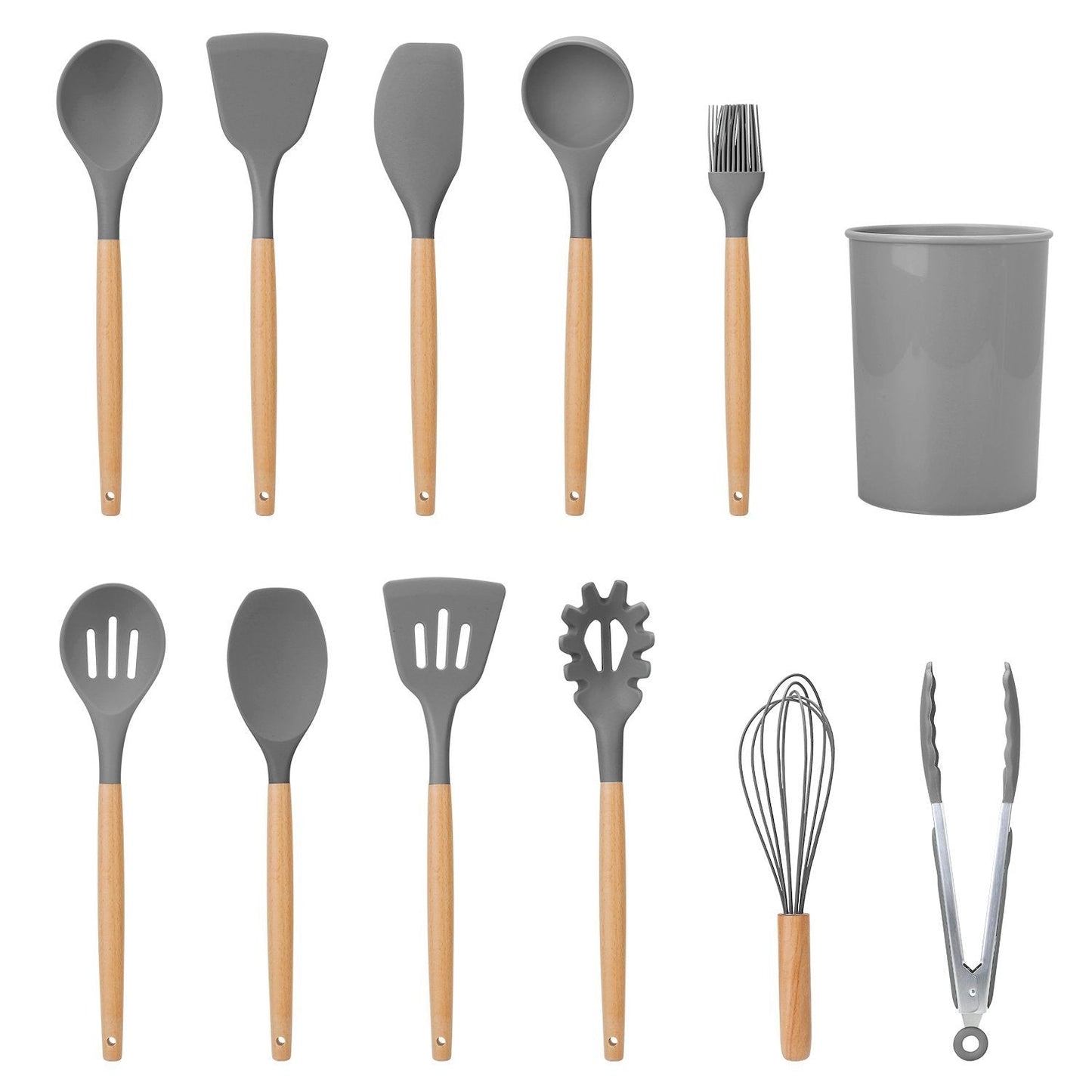 Frendorf | 11-Teilig: Silikon Kochgeschirr Set