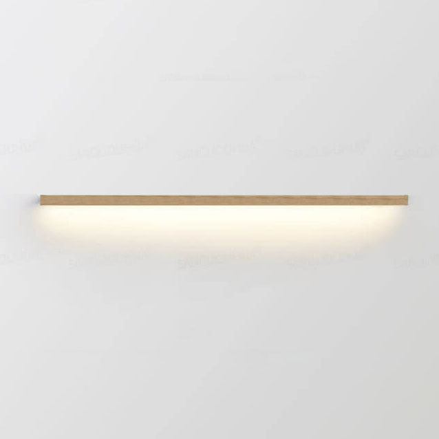 Frendorf | ZenBeam Japanische LED Wandleuchte | Massivholz Design | Moderne Akzentbeleuchtung