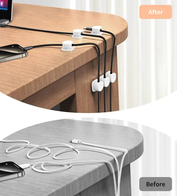 Frendorf | 12 Stück Magnetische Kabelclips