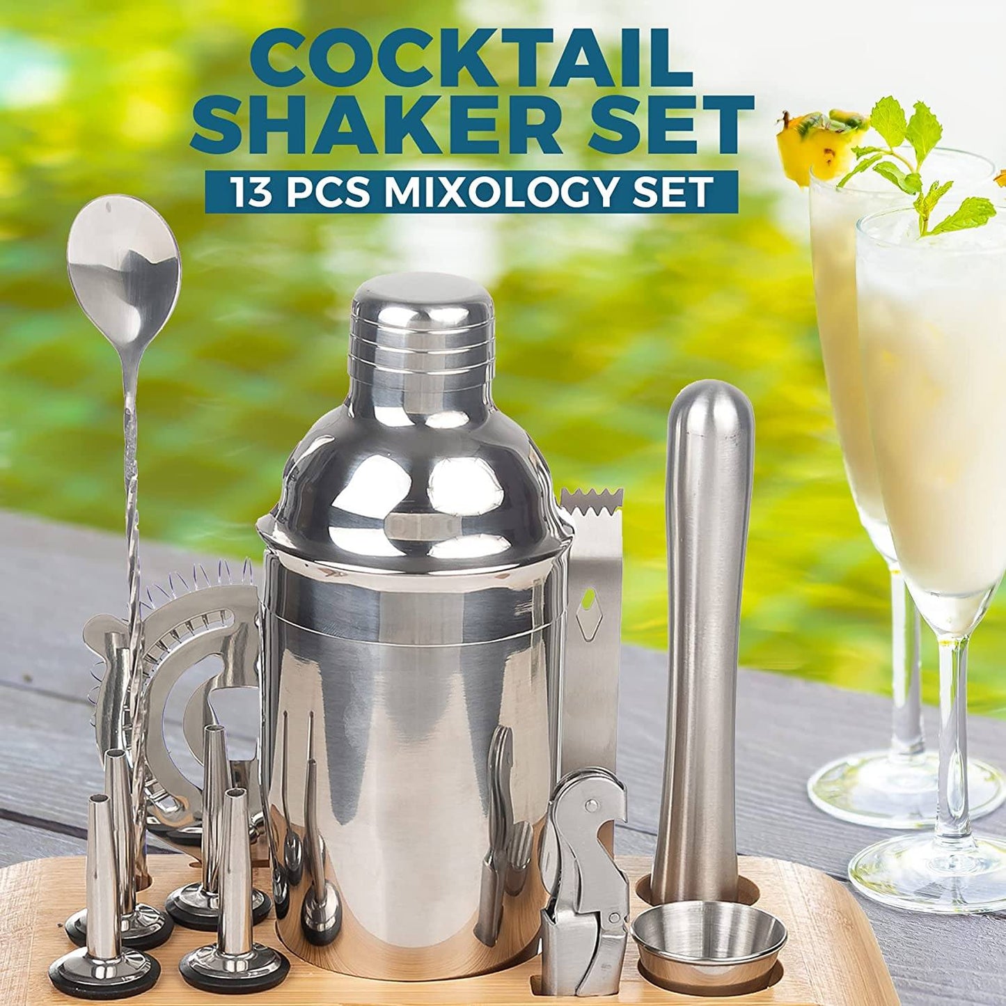 Frendorf | 12-Teilig: Cocktail-Shaker-Set