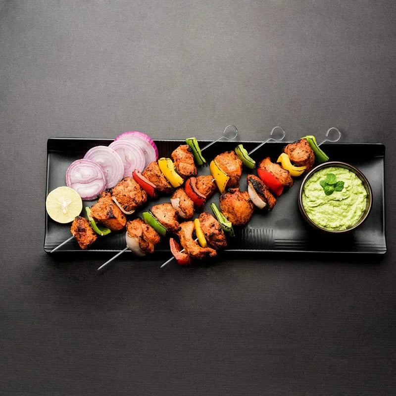 Frendorf | 12" Edelstahl Grill BBQ Fleischspieße Grill BBQ Werkzeuge 12 Stück