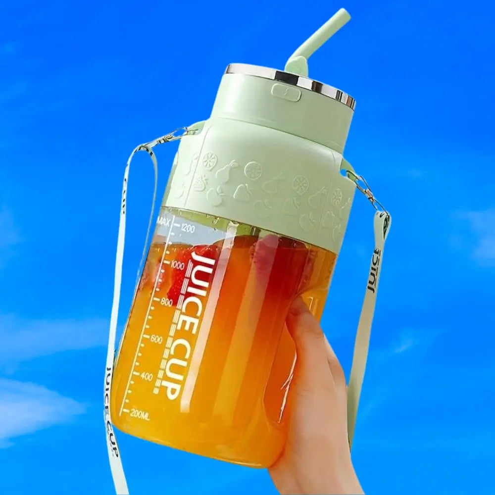Frendorf | 1200ml tragbarer Fruchtsaftmixer – Mixen & trinken bei Picknick oder Workout