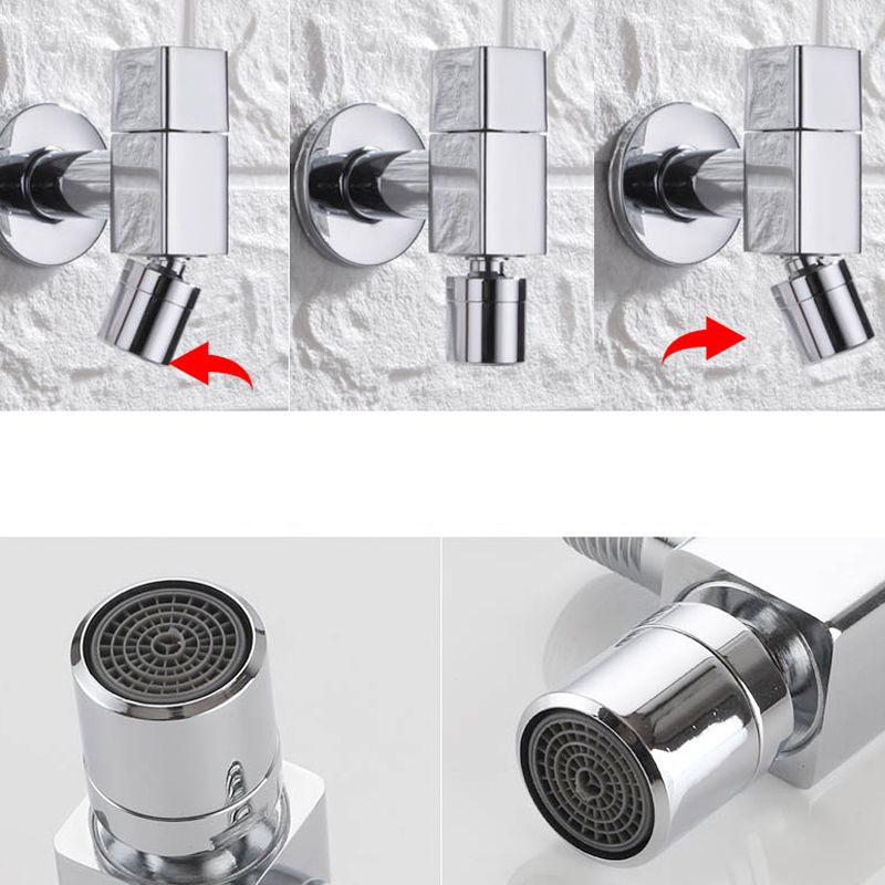 Frendorf | Zeitgenössischer Wandmontierter Badezimmer Wasserhahn Knopfgriff Massivmessing Runder Wasserhahn