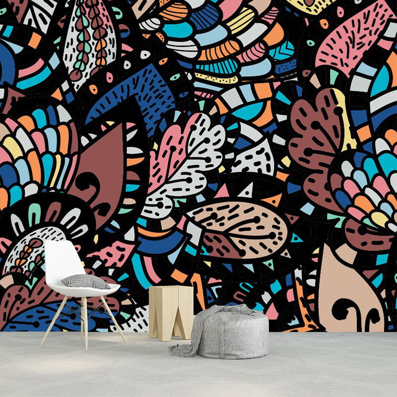 Frendorf | Bohemia Abstract Butterfly Wandmalerei Mehrfarbig Feuchtigkeitsbeständige Wanddekoration für das Schlafzimmer