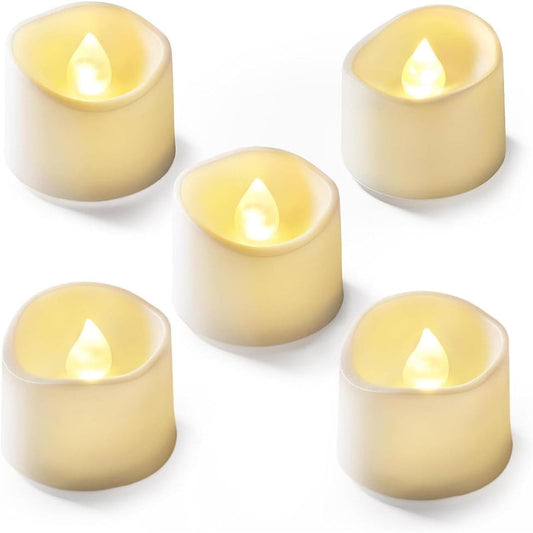 12 Stück flackernde flammenlose Kerzen