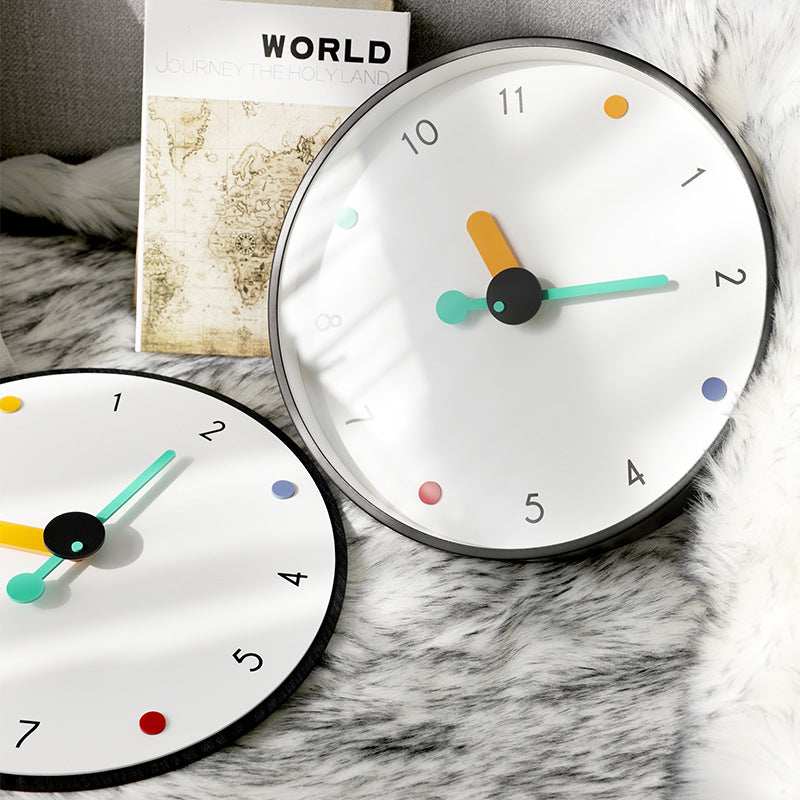Künstlerische Minimalistische Stille Wand Dekorative Uhr