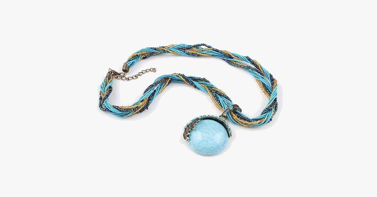 Frendorf | Bohemian Edelstein Anhänger - Bohemian Stein für einen modischen Look