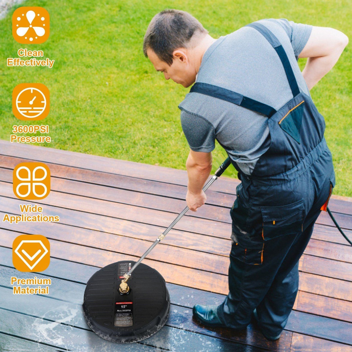 Frendorf | 15" Hochdruck-Flächereiniger