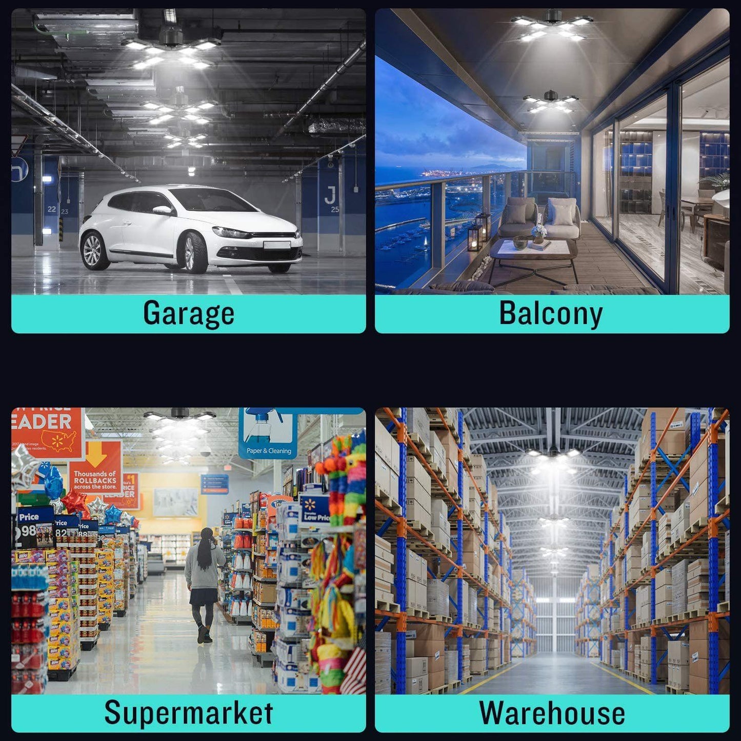 Frendorf | 15000LM LED Shop Licht mit E26/E27