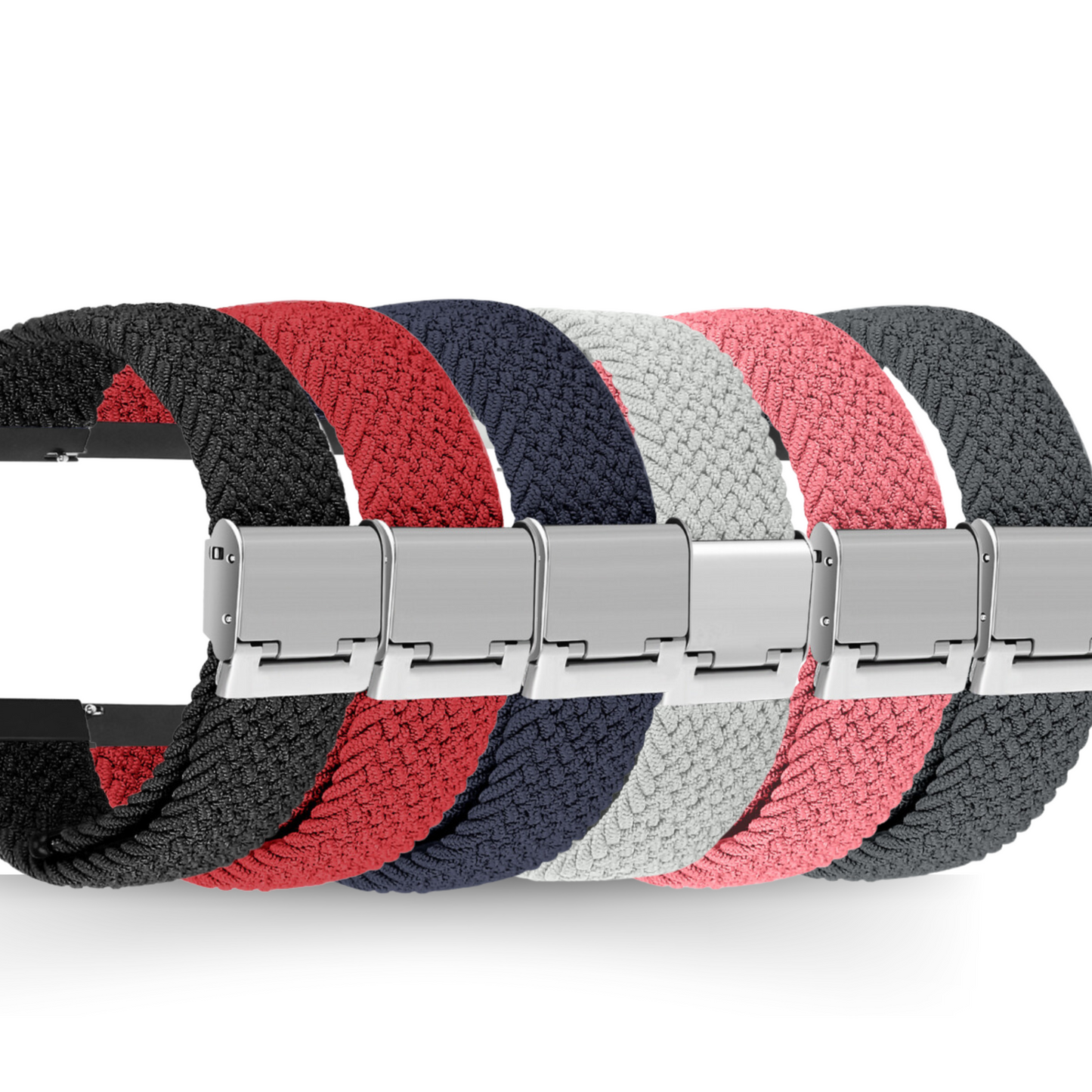 Frendorf | Blaues geflochtenes Nylon-Uhrenarmband - 22mm