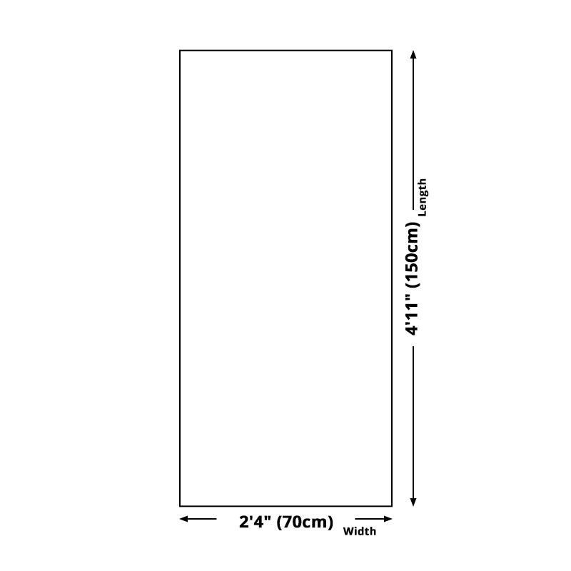 Frendorf | Blauwe und grüne Tropix-Leinwandkunst Foto Weg zum Meer Wanddekoration für Wohnzimmer