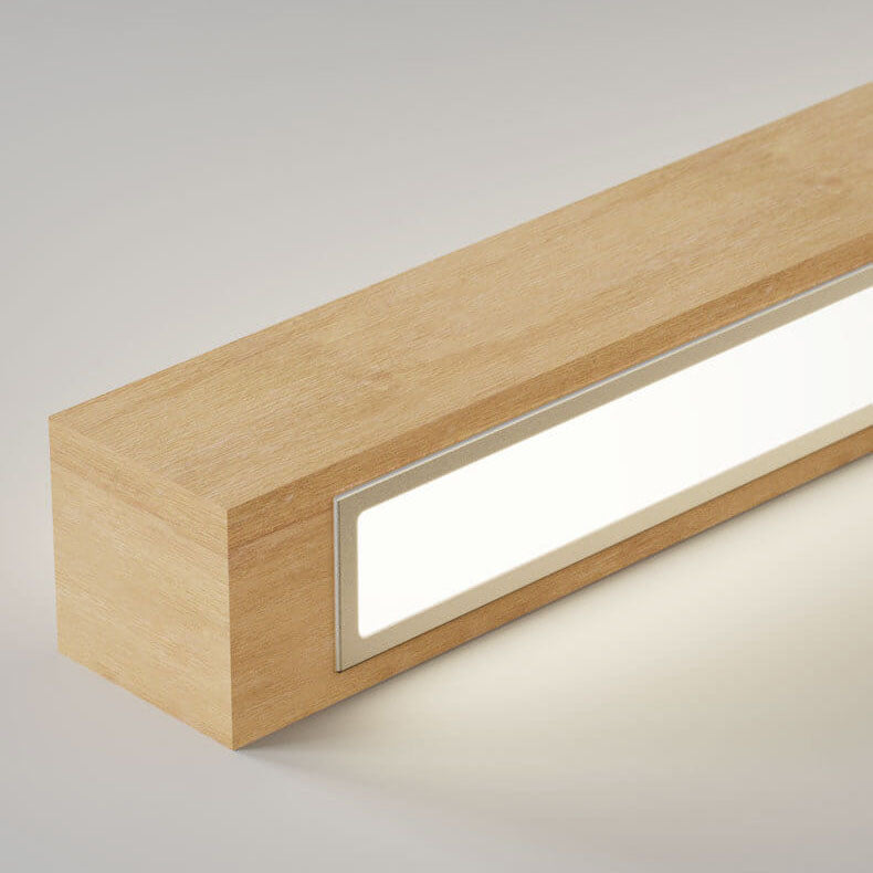 Frendorf | ZenBeam Japanische LED Wandleuchte | Massivholz Design | Moderne Akzentbeleuchtung