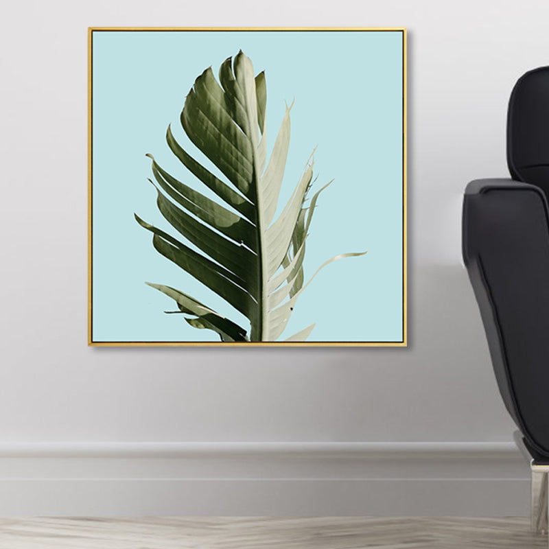 Frendorf | Banana Leaf Canvas Tropics Ästhetik Botanics Wandkunst Druck in Grün für Schlafzimmer