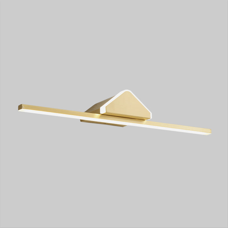 Frendorf | Bar Metallische Wandmontierte Vanity Licht Modernismus LED Gold Wand Sconce Beleuchtung mit Prismenarm