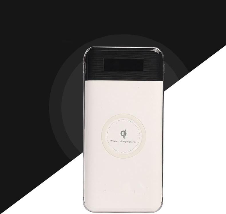 Frendorf | 2-in-1 USB & Type-C Wireless-Ladepad & Powerbank mit digitaler Anzeige