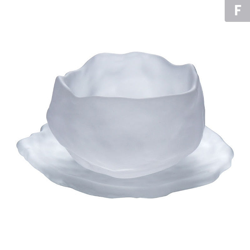 1PC Glas Teeset Kleine Weinglas Verkostung Transparente Teetassen Weißweinbecher