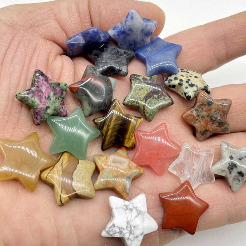 Frendorf | 24 Stück Valentinstagskarten mit sternförmigen Kristallen