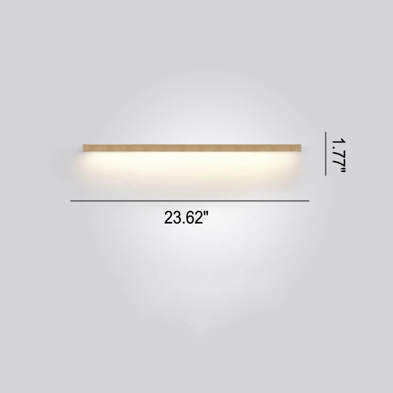 Frendorf | ZenBeam Japanische LED Wandleuchte | Massivholz Design | Moderne Akzentbeleuchtung