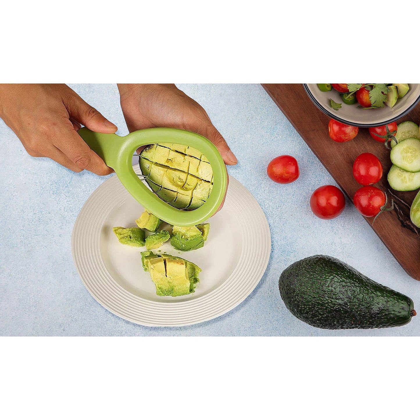 Frendorf | 2-Pack: Komplettes Avocado-Schneider-Samenentferner-Cubber-Cutter