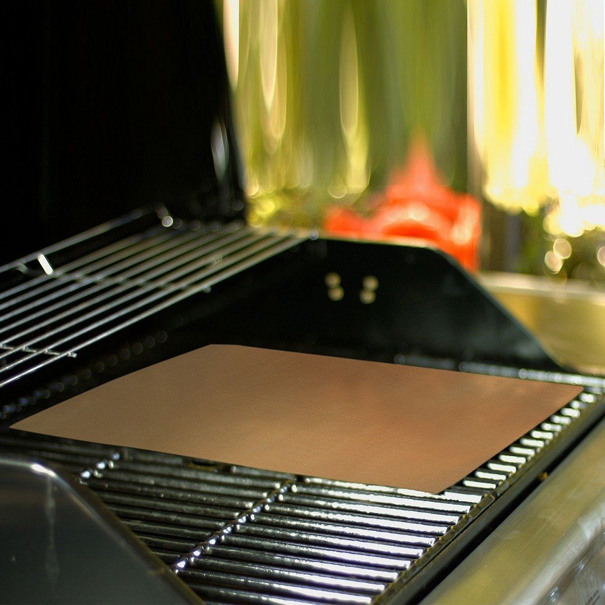 Frendorf | 2er-Pack: Kupfer-infusierte Grill- und Backmatte