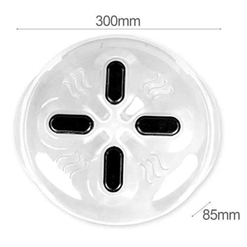 Frendorf | 2-Pack: Magnetische Mikrowellenabdeckung, BPA-frei Anti-Spritzschutz mit Dampfauslässen