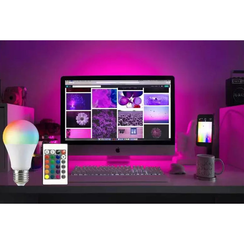 Frendorf | 2-Pack: Smart Home Multi-Color LED A19 Glühbirne 5W