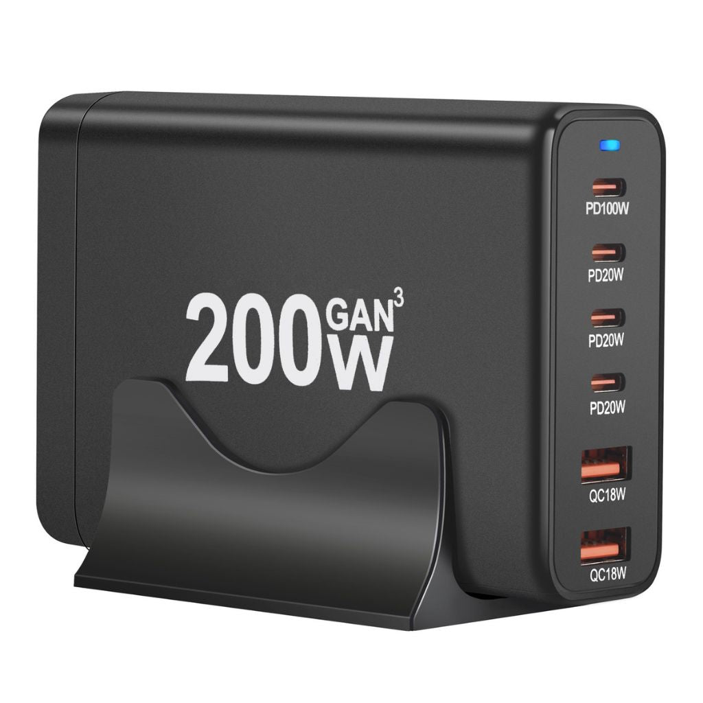 Frendorf | 200W GaN 6-Port USB-C Ladegerät