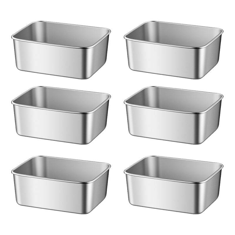 Frendorf | Edelstahl Lebensmittel Aufbewahrungsbehälter mit Deckel, Mittagessen, Snack Aufbewahrungsbox
