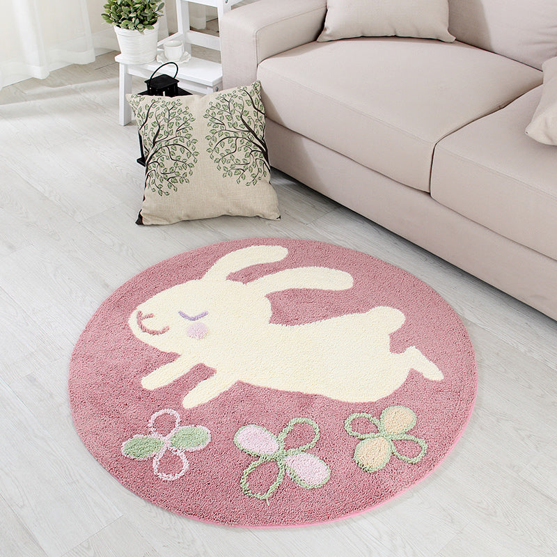 Frendorf | Beruhigender Schlafzimmerteppich Mehrfarbig Cartoon Bedruckter Teppich Polypropylen Pflegeleicht Maschinenwaschbarer Innen teppich