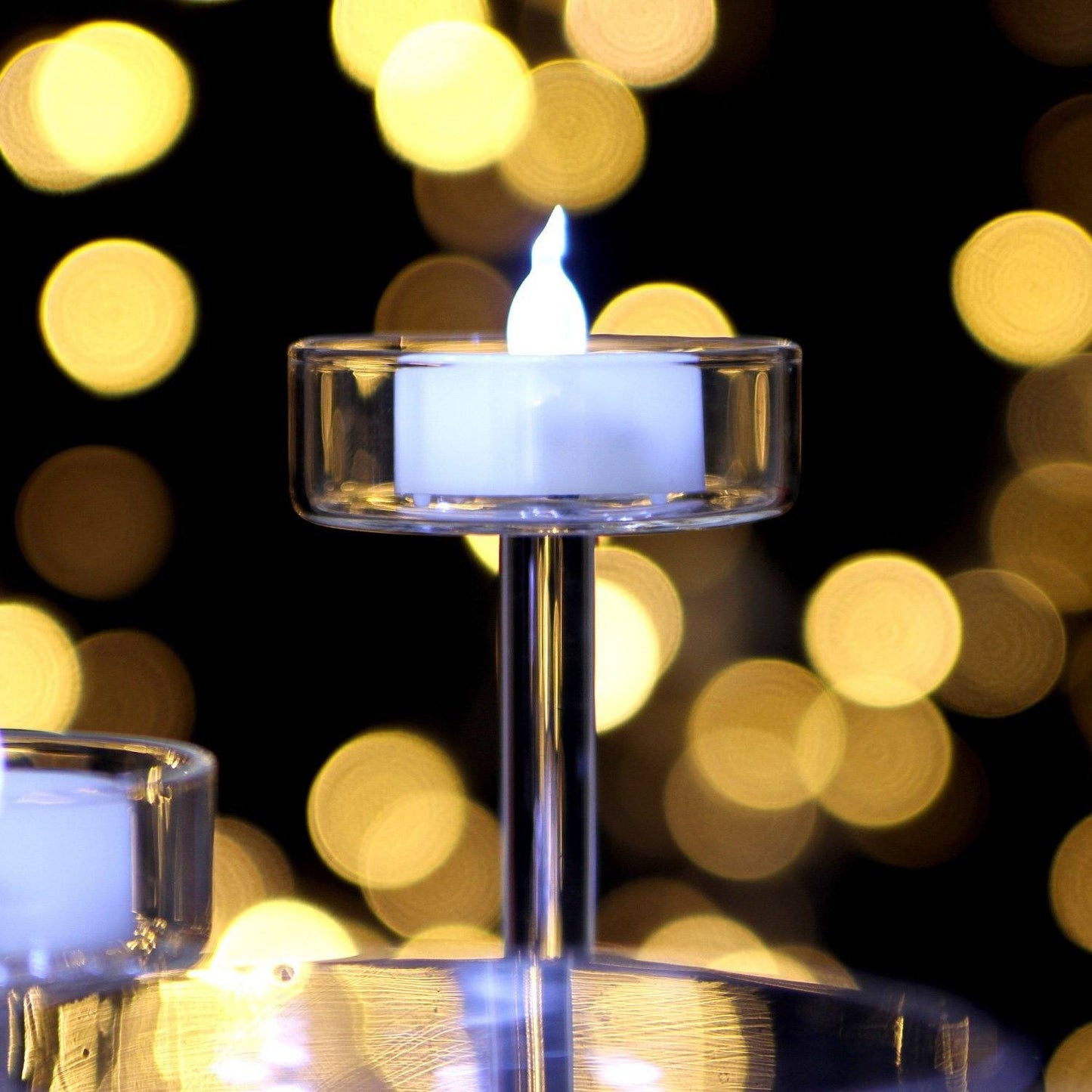 Frendorf | 24-Teile: Coole weiße LED- flameless Teelicht rauchfrei Timer Kerzen