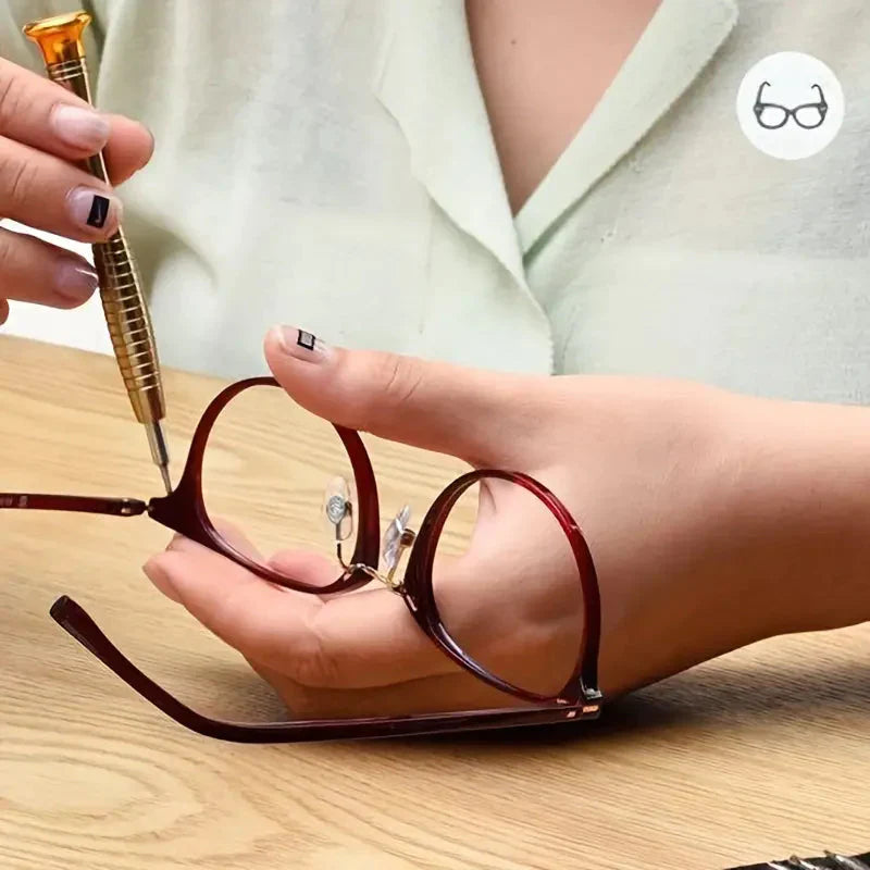 Frendorf | 25-teiliges Set: Präzisionswerkzeug-Reparaturset mit Ledertasche