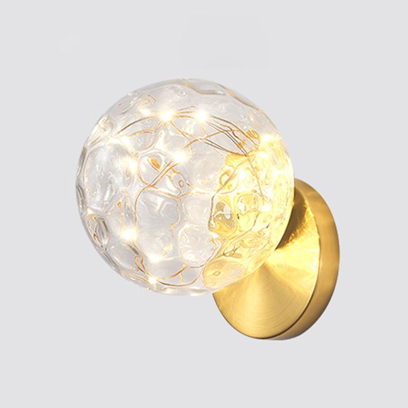 Frendorf | 1 Licht Glas Schirm Wandmontage Licht Fixture Kreative Stern Wandleuchte für Nachttisch