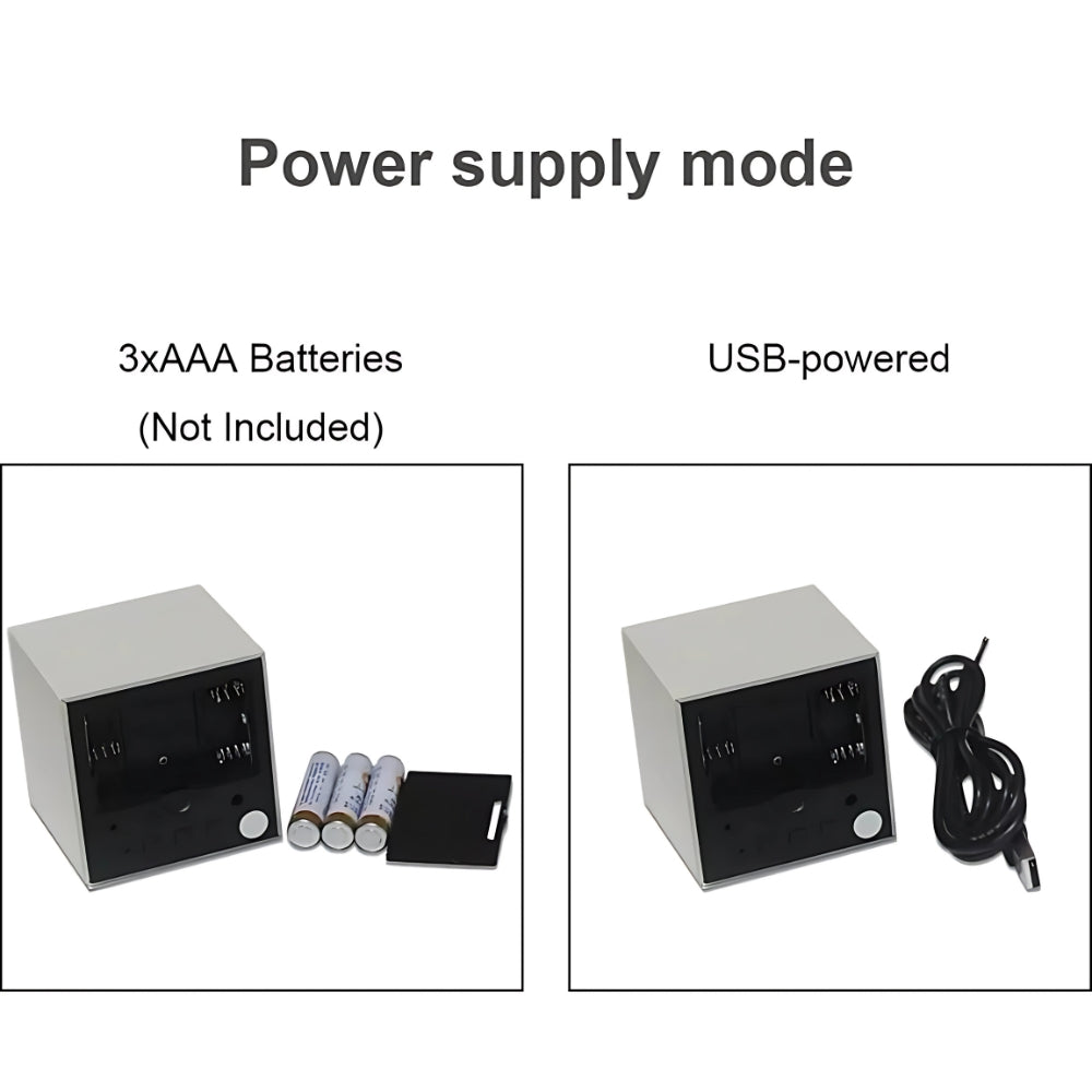 Frendorf | Moderner Cube LED Wecker