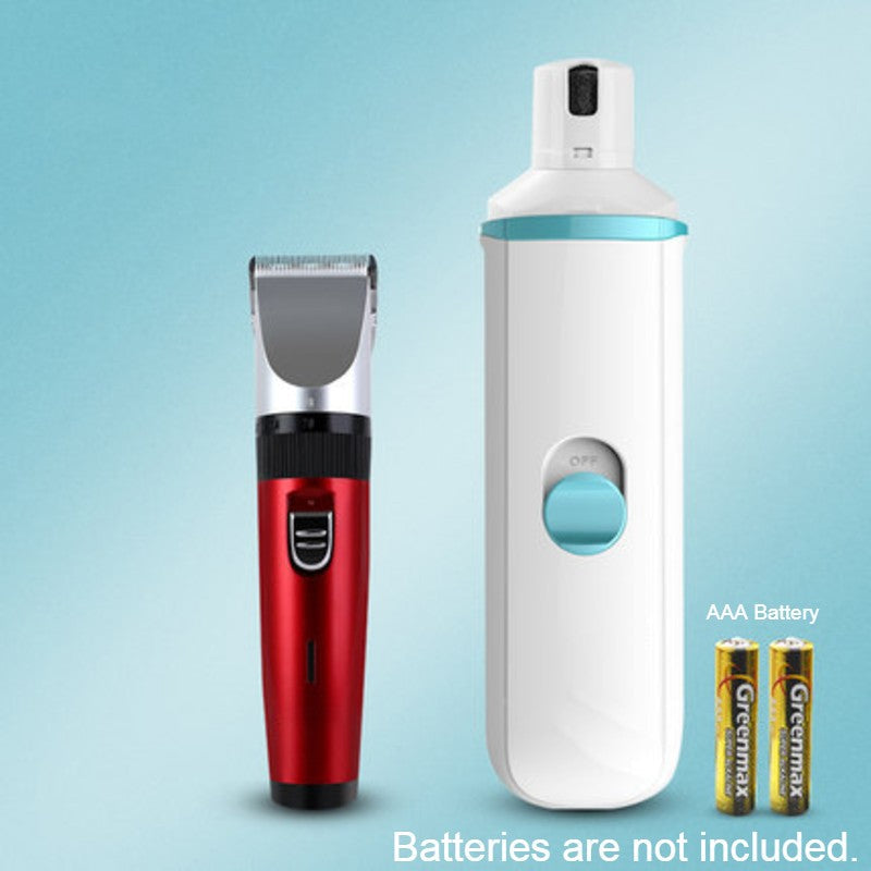 Frendorf | 2-in-1 Elektrischer Haustier-Nagelpolierer & -Trimmer, mit leisem Design, Schnellladung, sicher und effizient, geeignet für große und kleine Hunde/Katzen