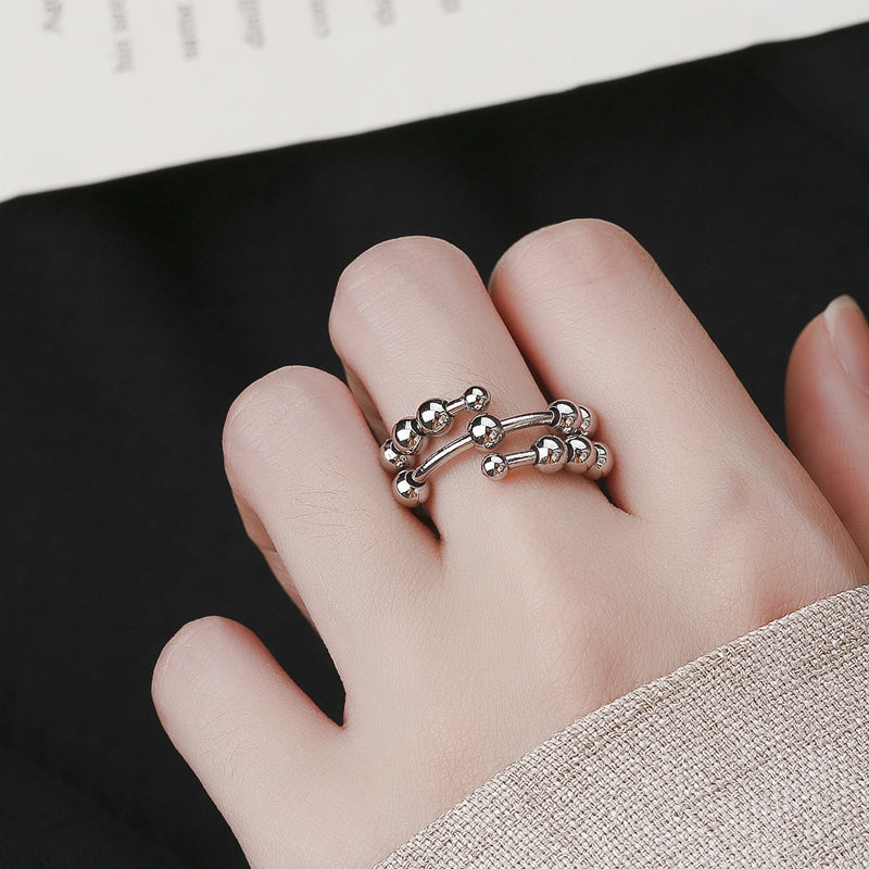 Frendorf | Vertreiben Sie Ihre Angst Kreis Perlen Zappelring