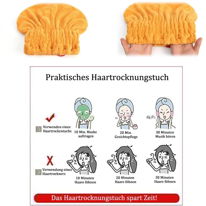 Frendorf | SmoothDry – Das superabsorbierende Haartuch für glattes, gesundes Haar