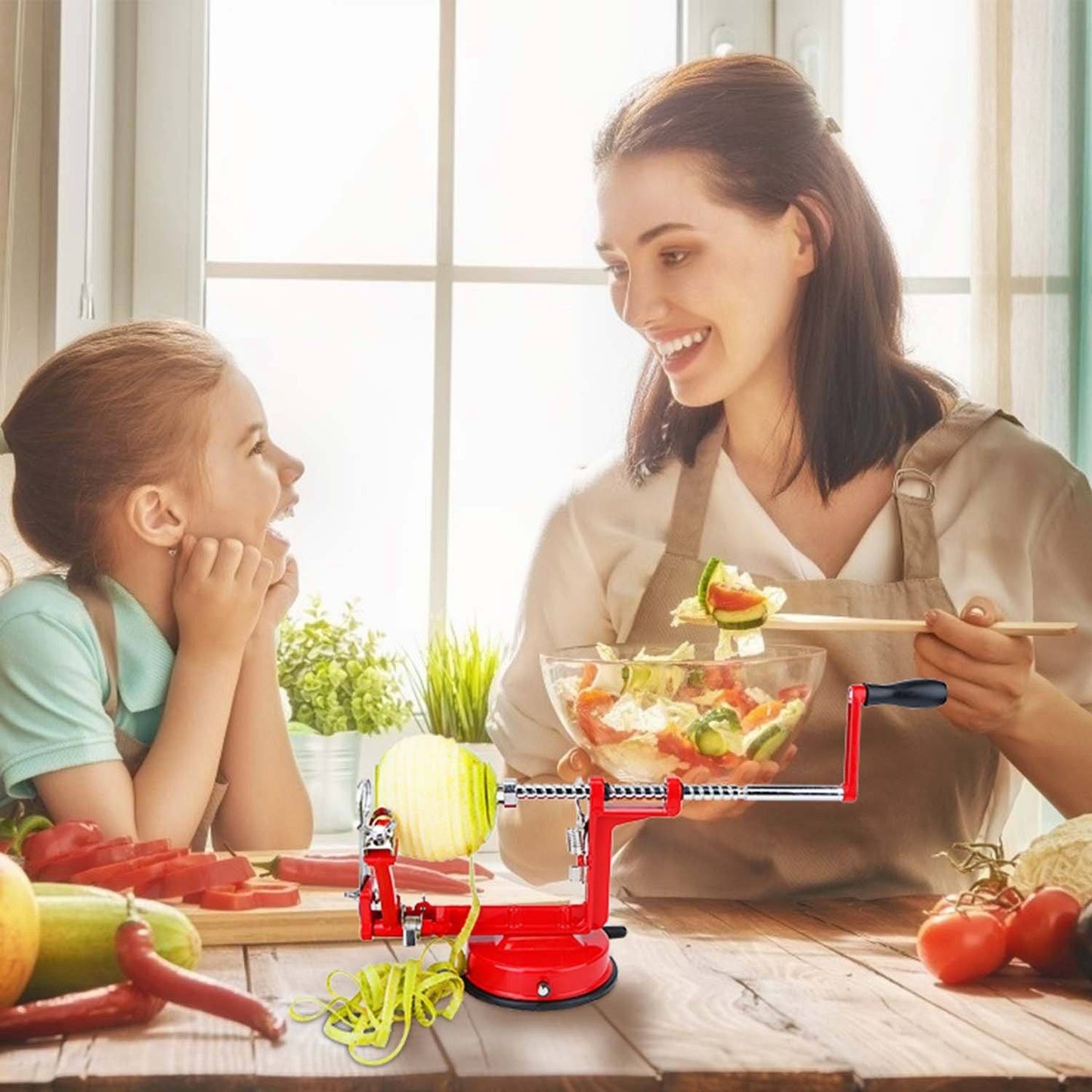 Frendorf | 3-in-1 Apfelschäler manuelle Rotation