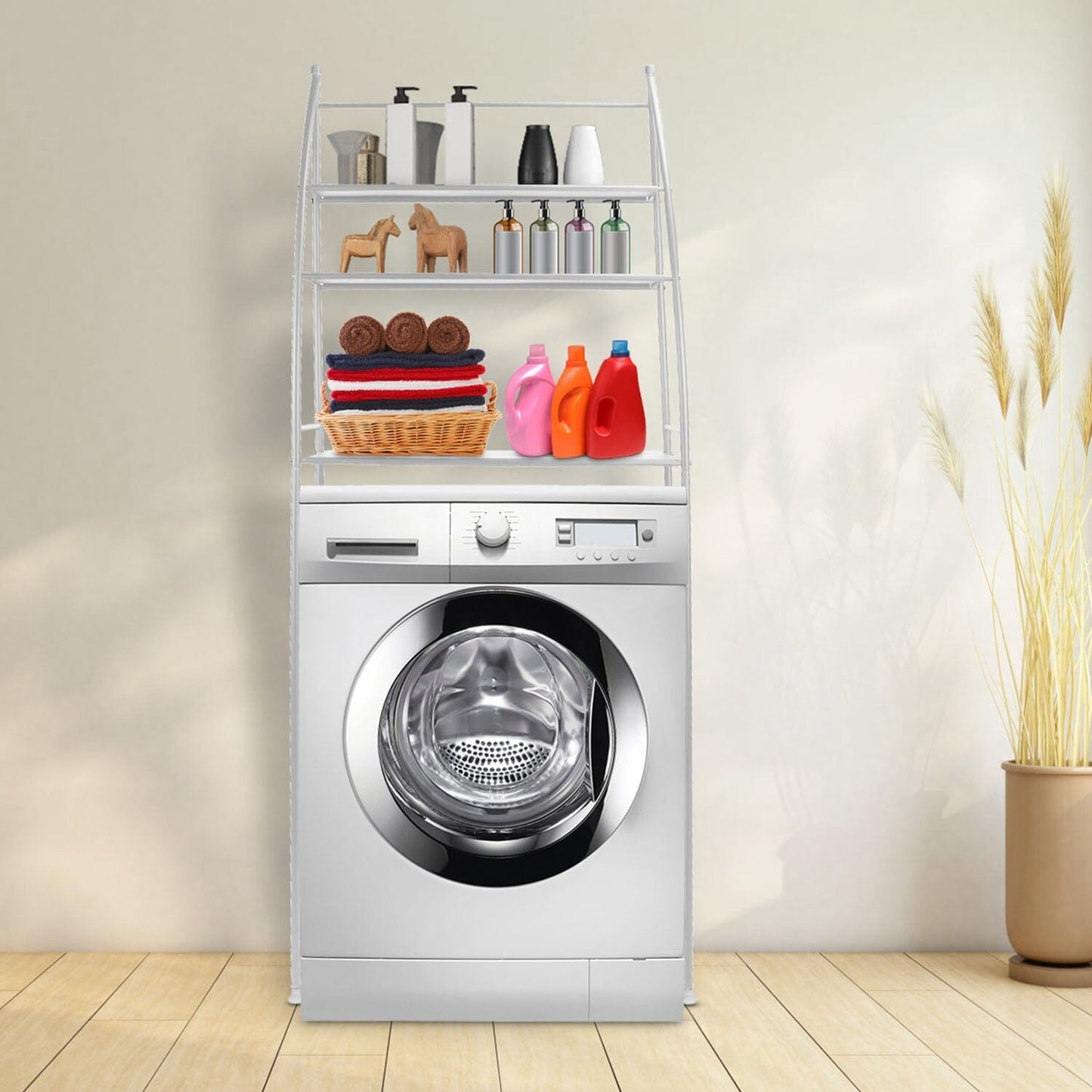 Frendorf | 3-stufiges Badezimmer Regalsystem über der Toilette