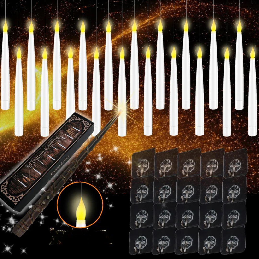 Schwebende LED Kerzen - MagicGlow - Von Harry Potter Inspiriert - Schaffe eine Magische Atmosphäre